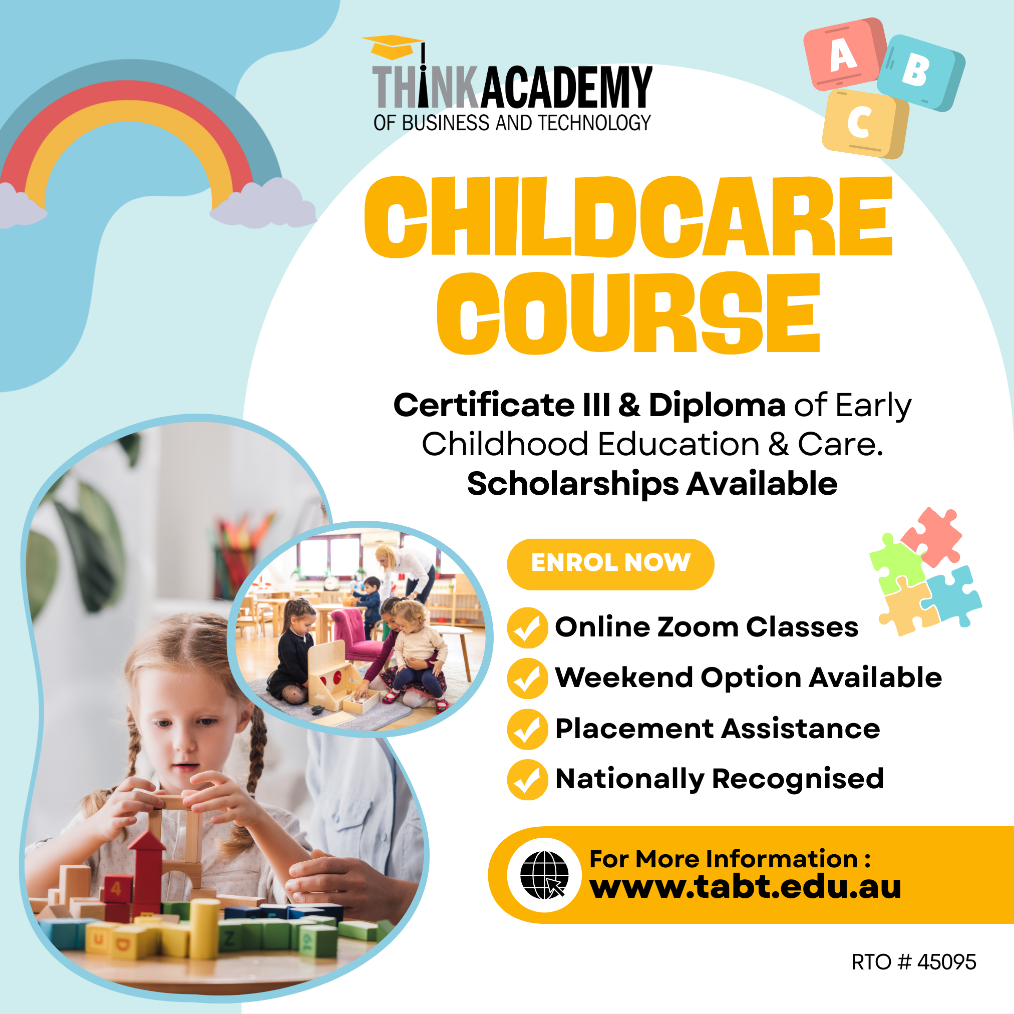 Think Academy of Business and Technology - RTO: 45095 Facebook ad