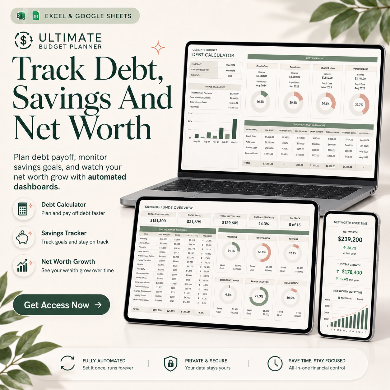 Ultimate Budget Planner Facebook ad