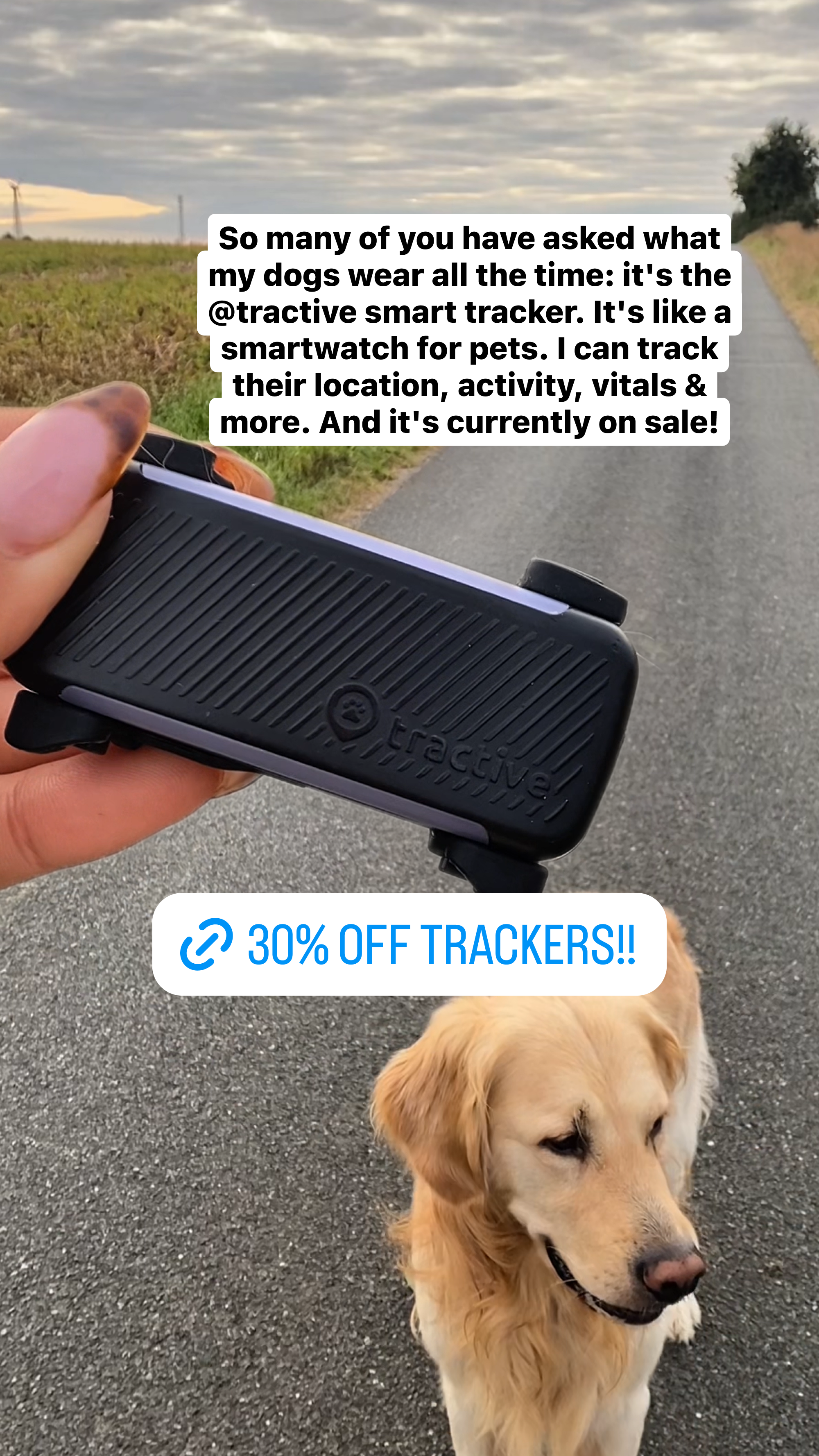 Tractive Facebook ad