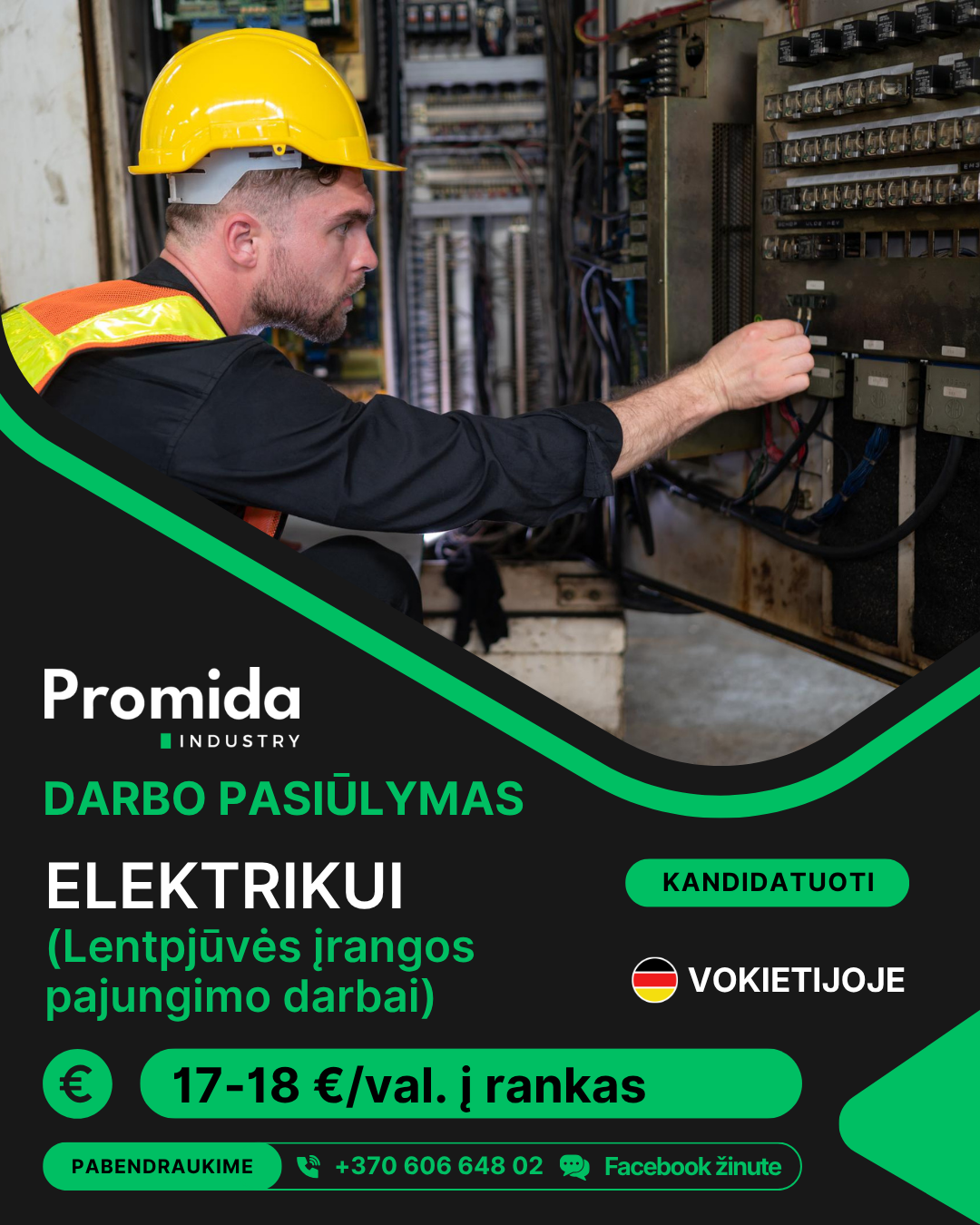 Promida Industry Facebook ad from Aug 12, 2026