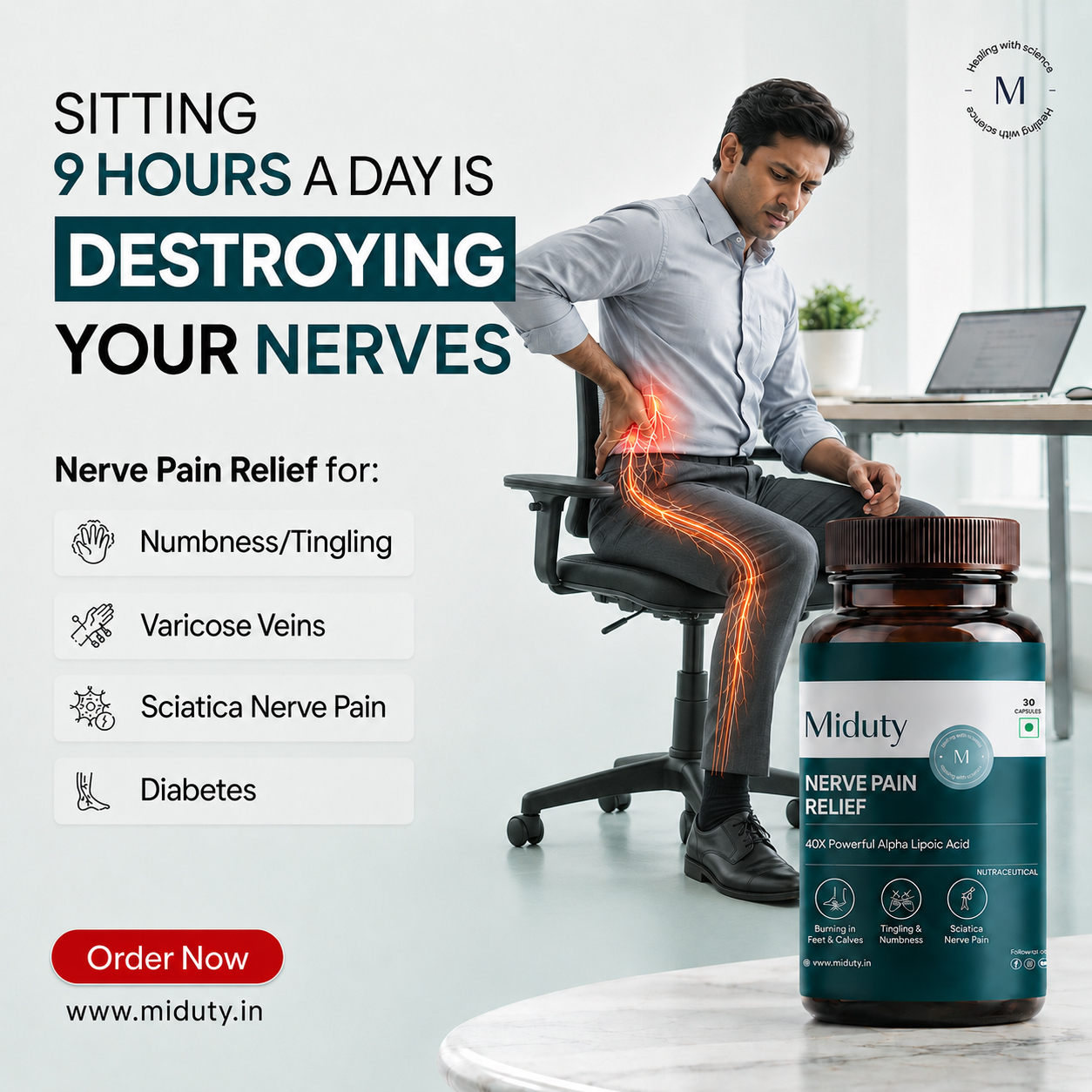 Miduty Facebook ad