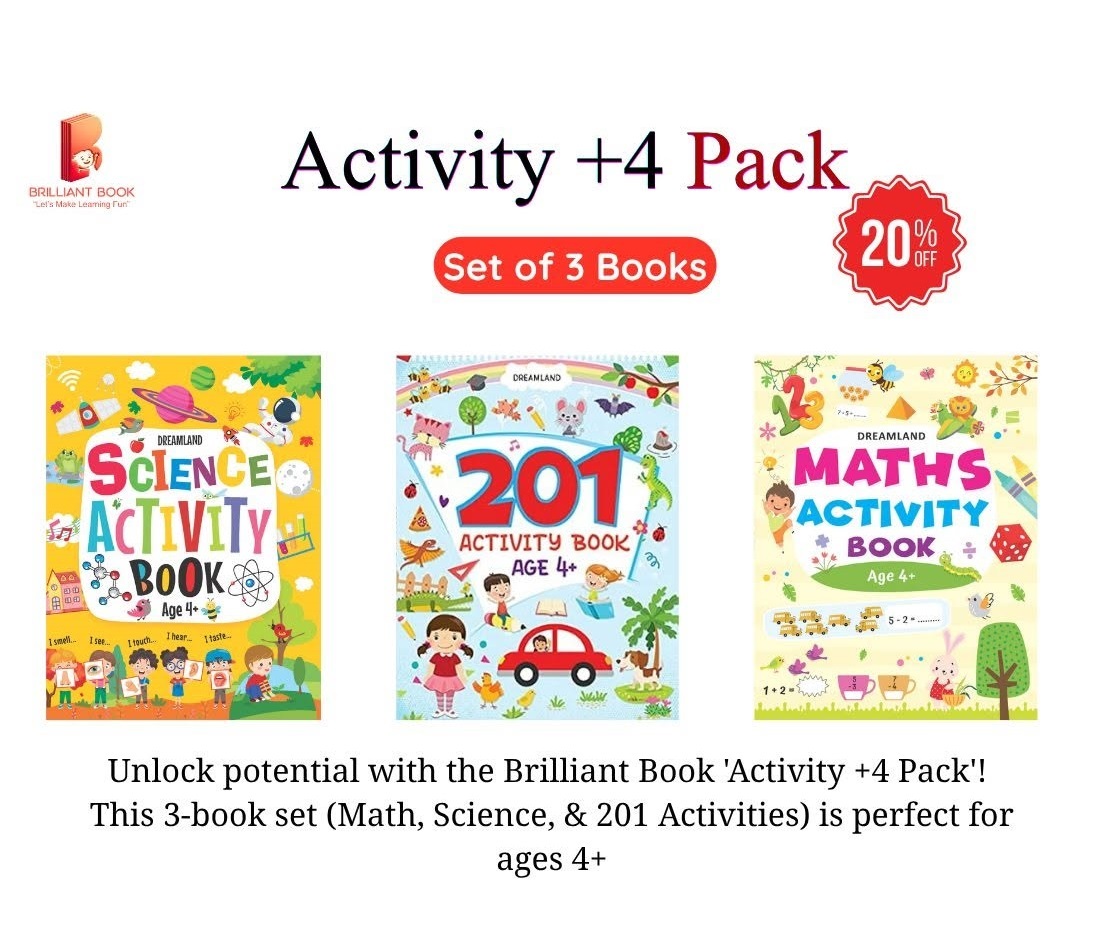Brilliant Book Store Facebook ad: أسئلة طفلك اللي مابتخلصش هي إثبات لعبقريته!