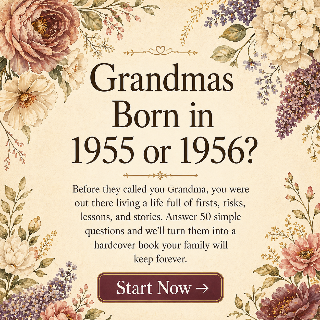 Memowrite Facebook ad