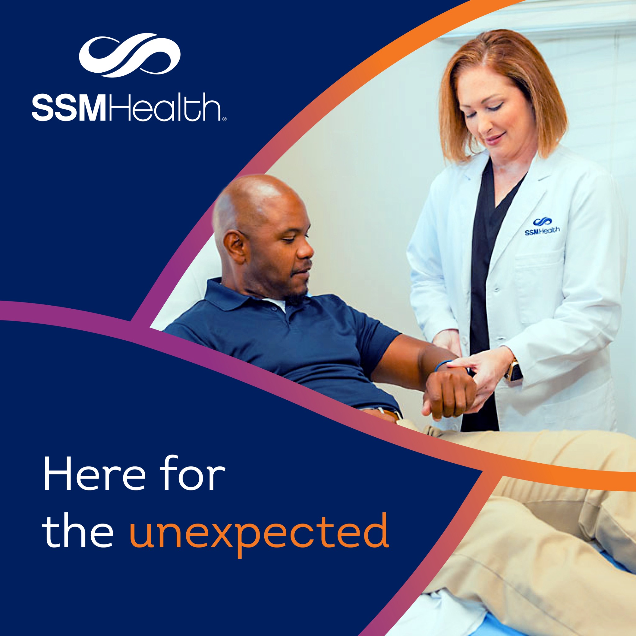 SSM Health St. Anthony Hospital Facebook ad: Every day, 24/7