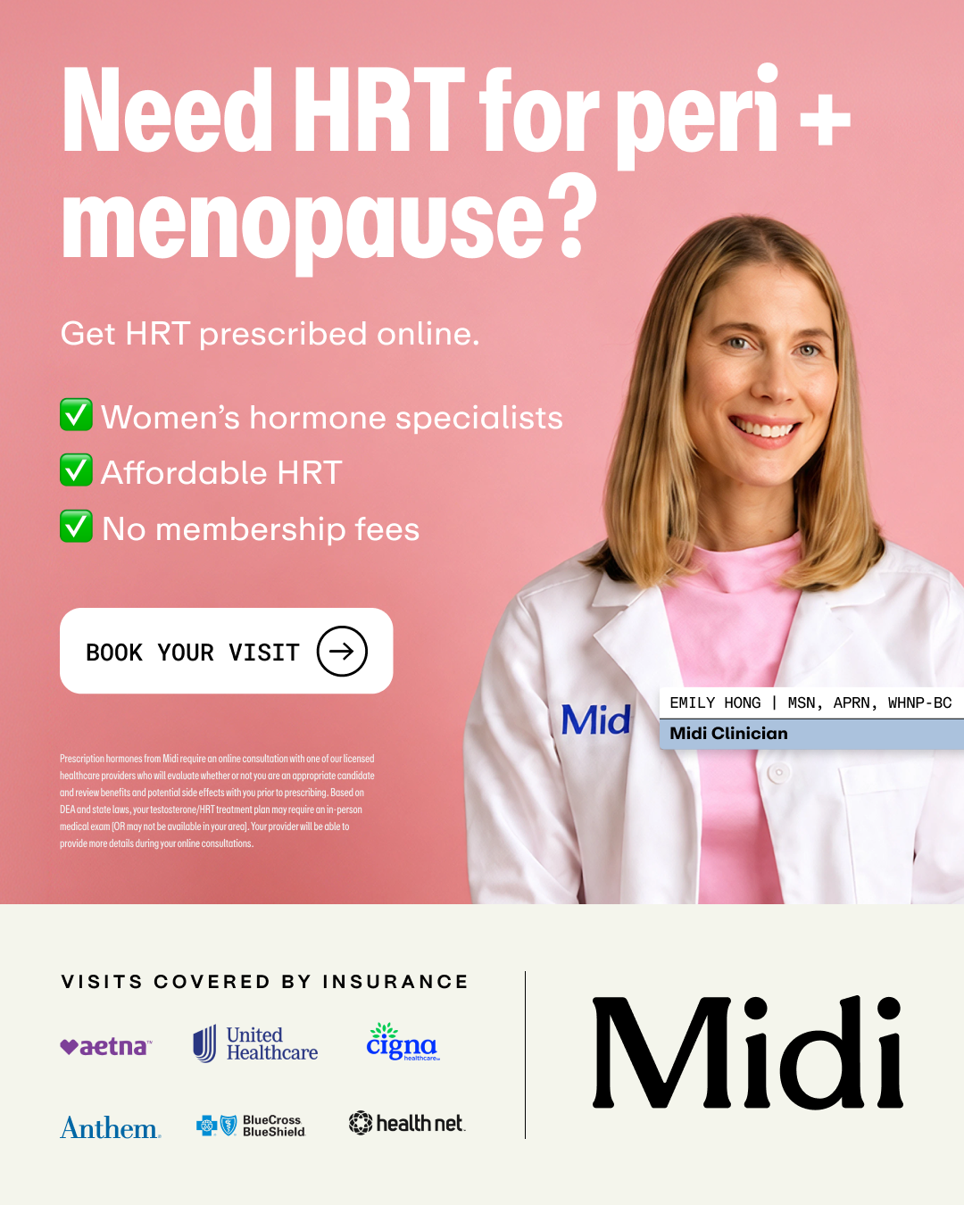 Midi Health Facebook ad