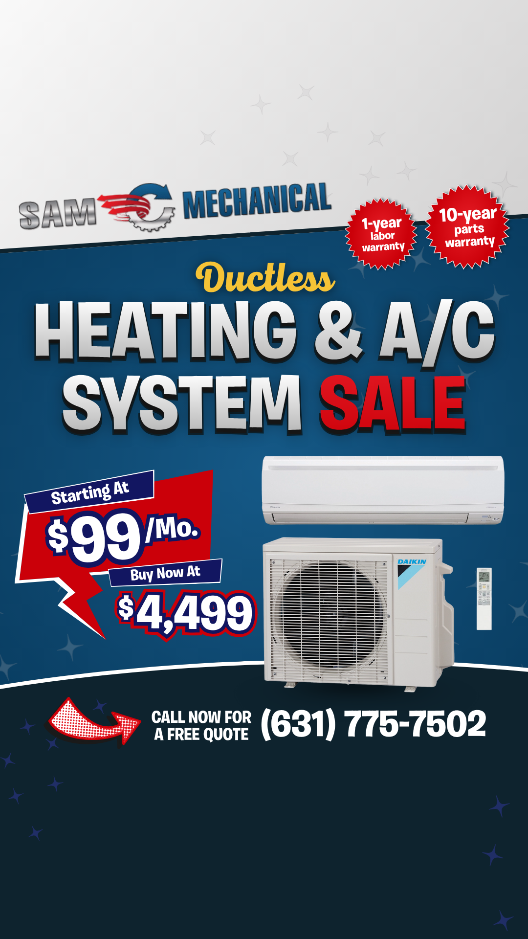 SAM MECHANICAL INC Facebook ad