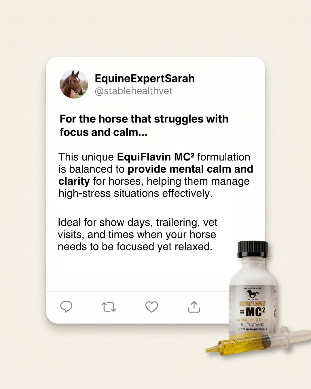 Equine Health Solutions Facebook ad