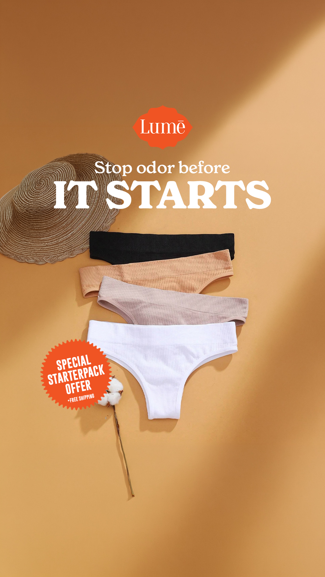 Lume Deodorant Facebook ad