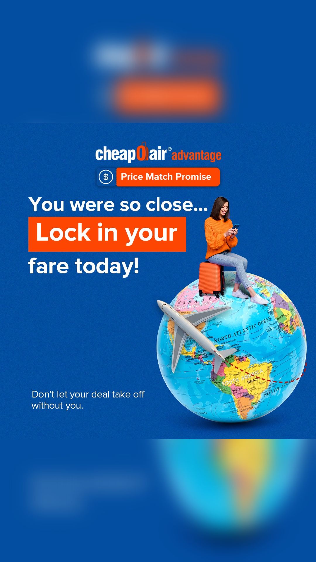 CheapOair Facebook ad