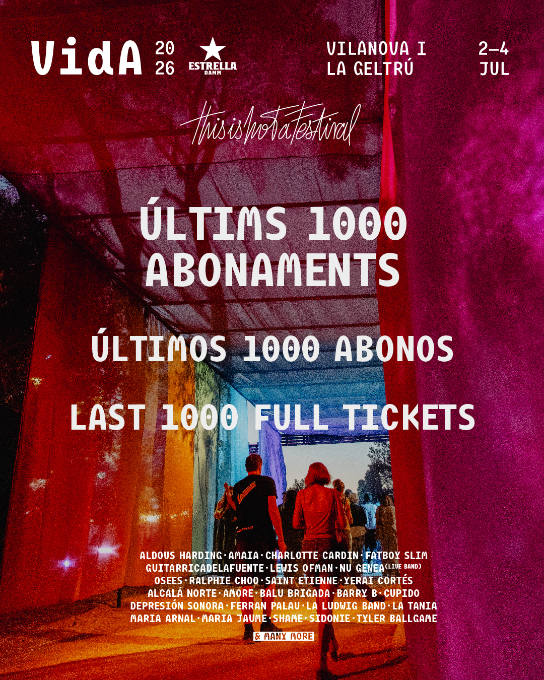 Vida Festival Facebook ad