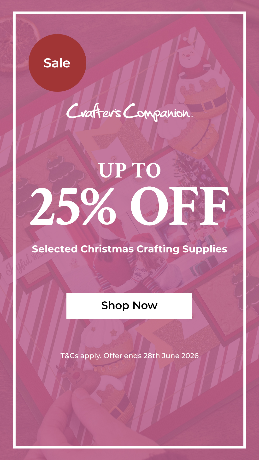 Crafter's Companion Facebook ad from Jun 15, 2026