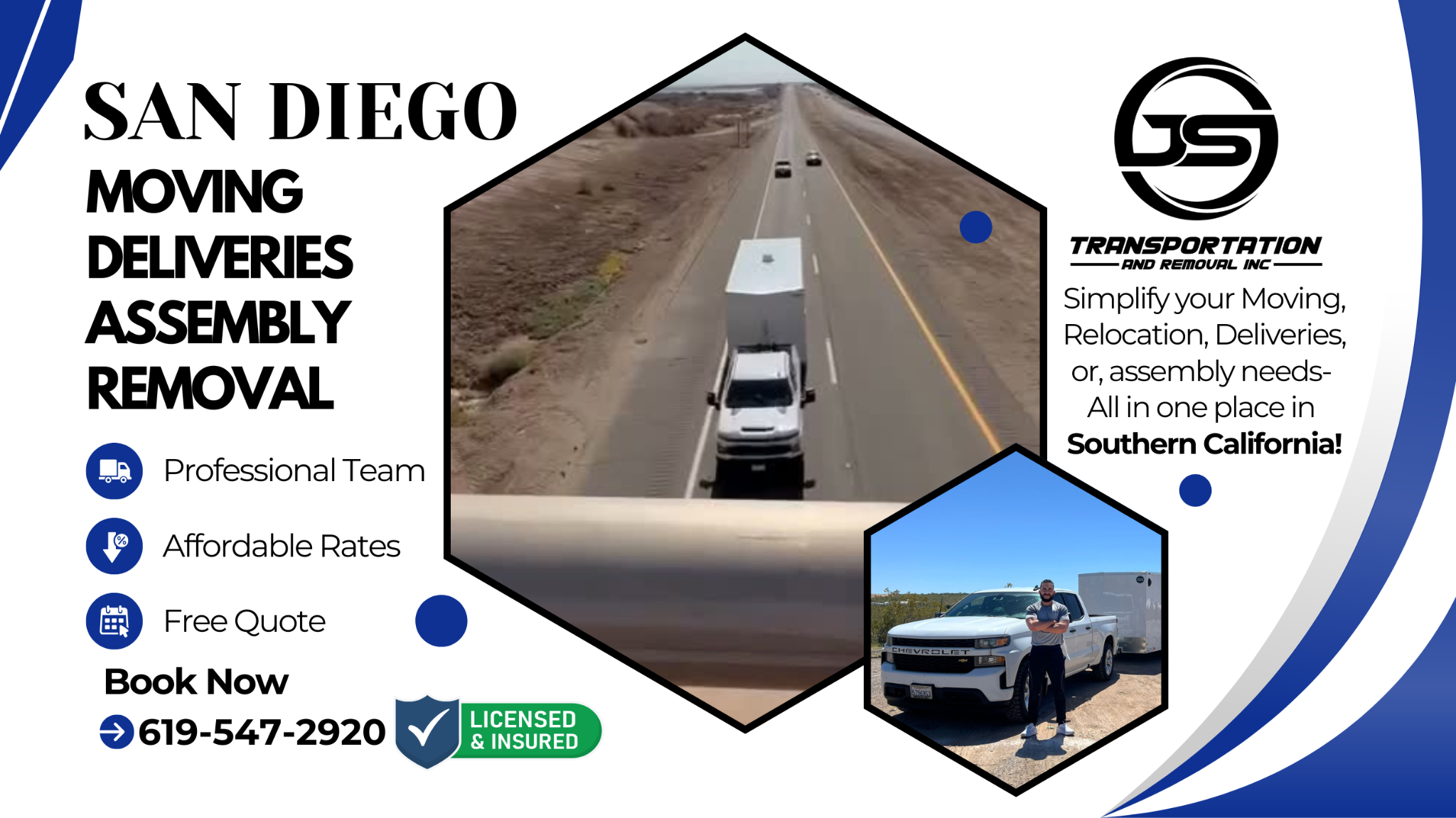 js transportation and removal inc Facebook ad from Jul 10, 2026
