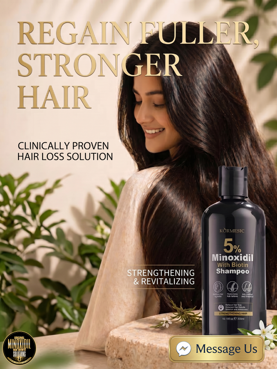 Original Monoxidil Hair Growth Solutions Facebook ad: Hair Revival