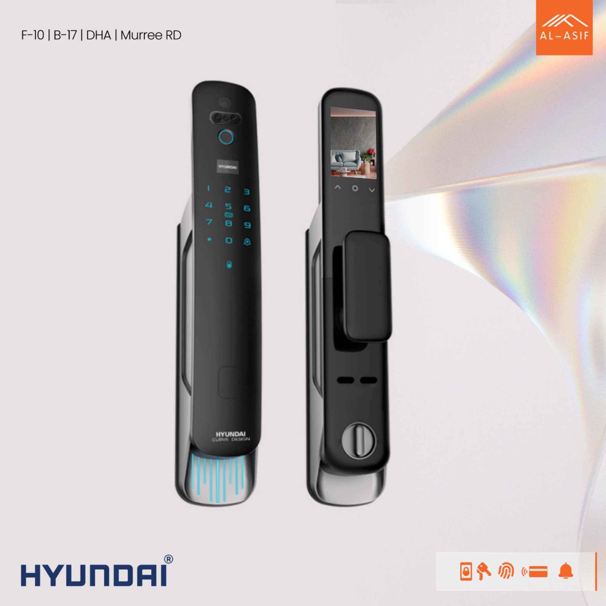 Al-Asif Facebook ad: Secure Your Home with Hyundai Smart Locks