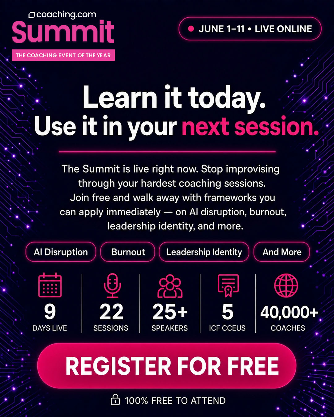 Coaching.com Facebook ad