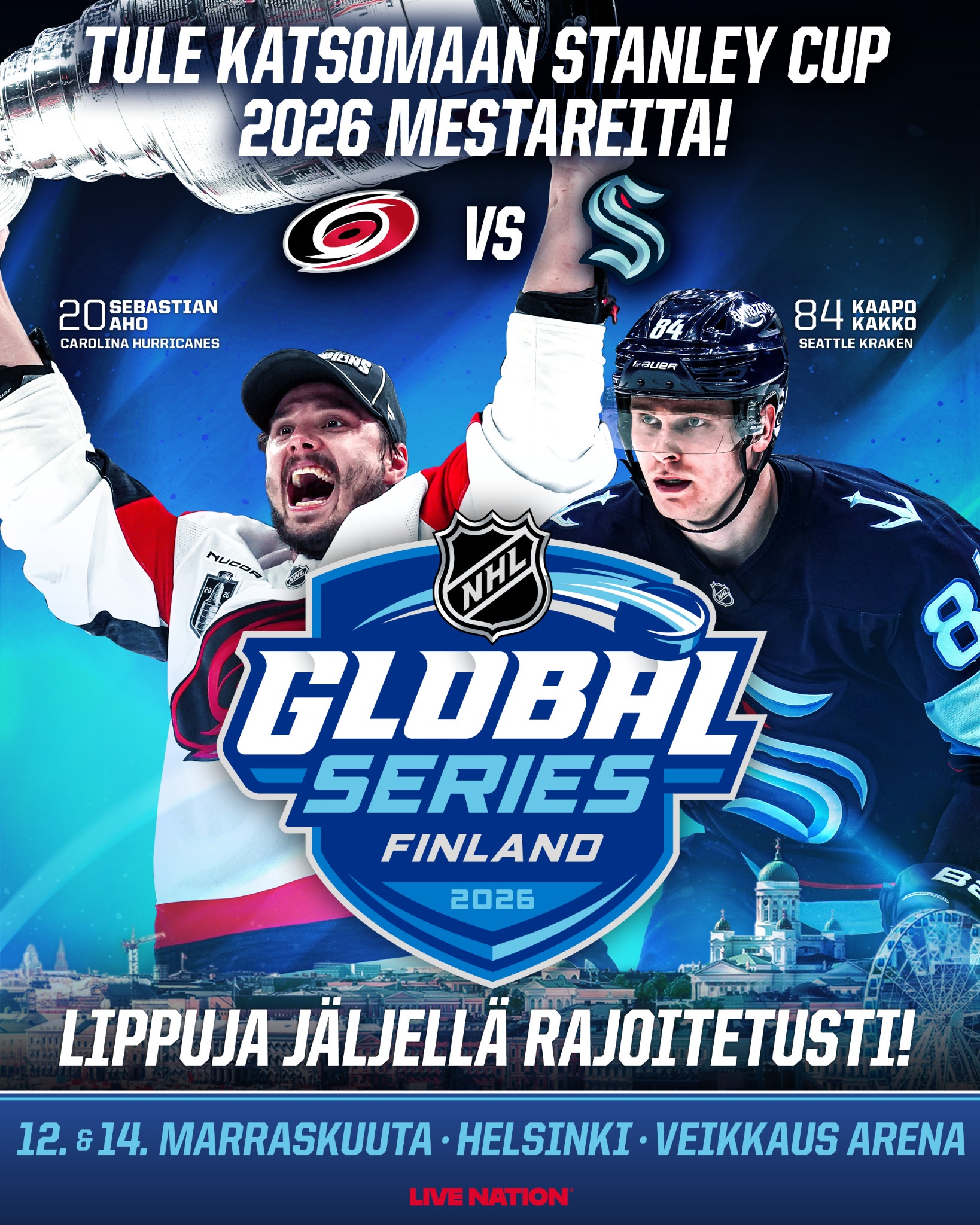 Live Nation Finland Facebook ad