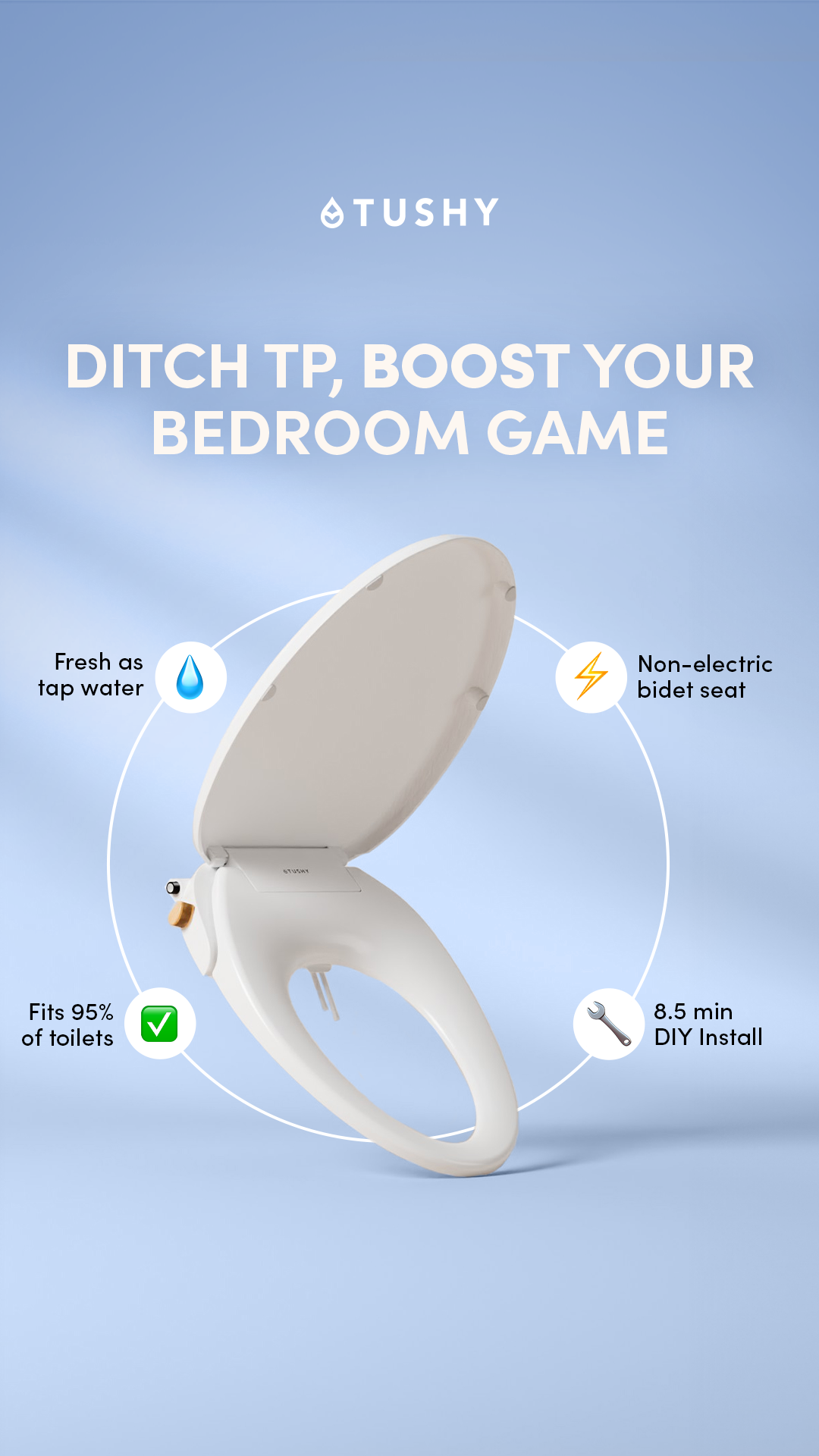 TUSHY Facebook ad
