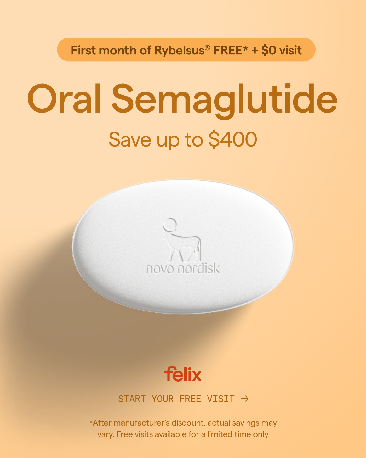 Felix Health Facebook ad