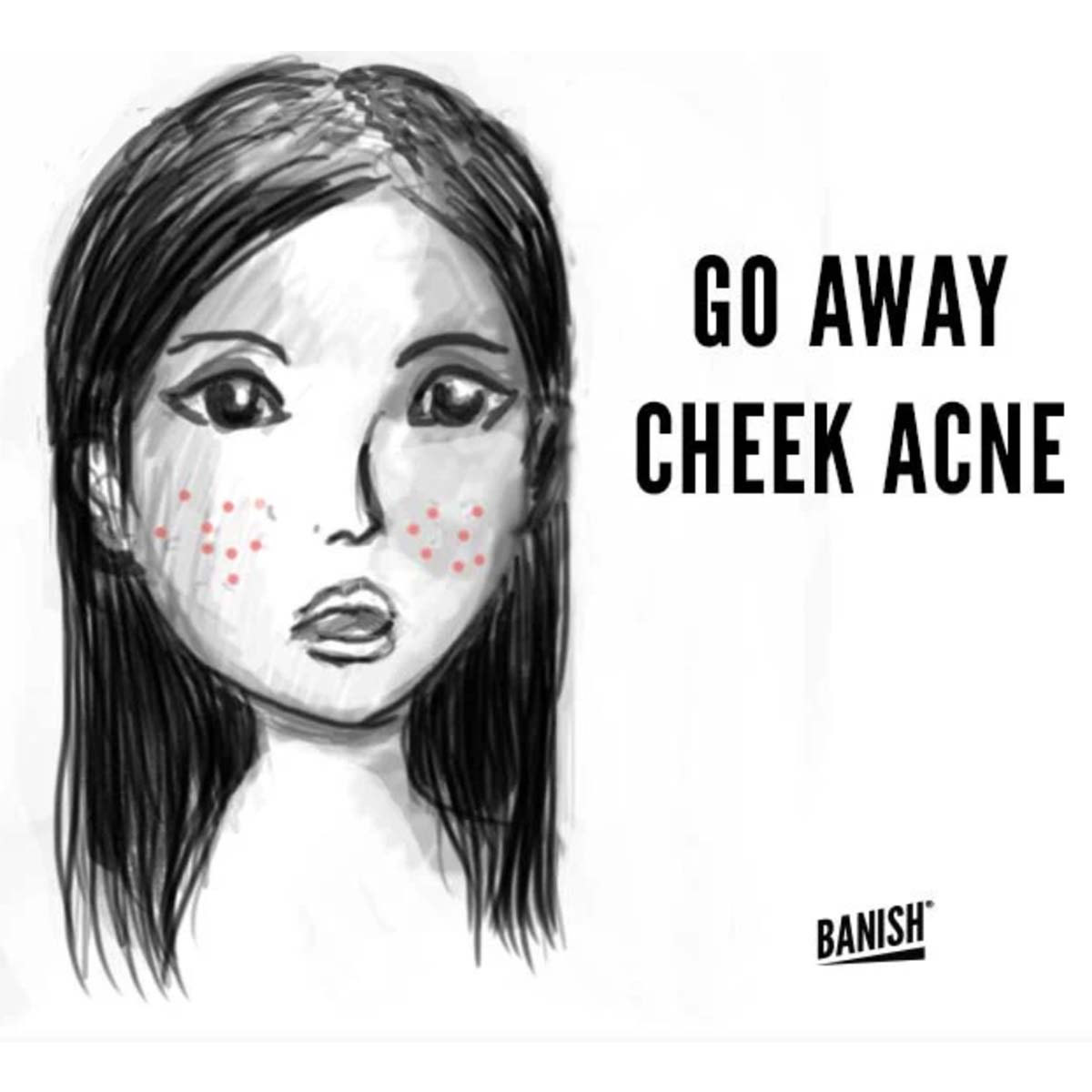 Banish Acne Scars Facebook ad