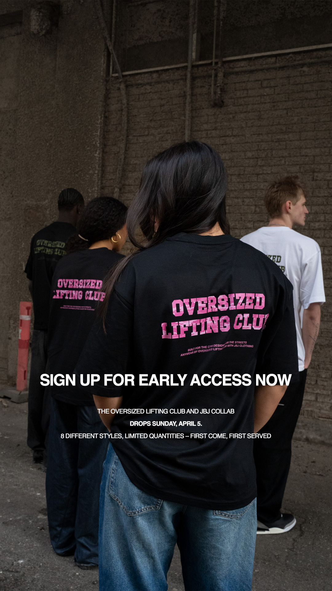 Oversized Lifting Club Facebook ad