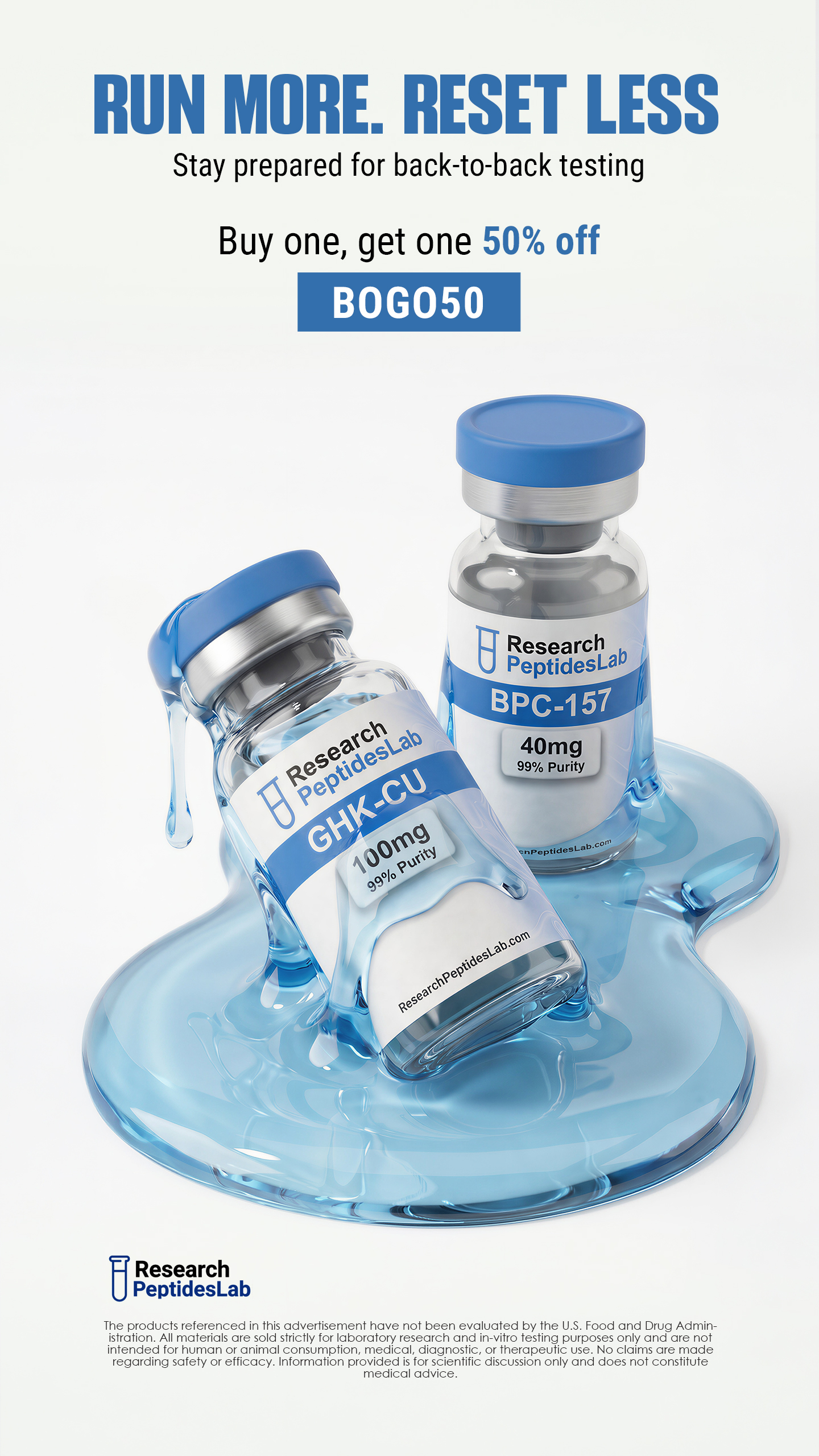 Research Peptides Lab Facebook ad