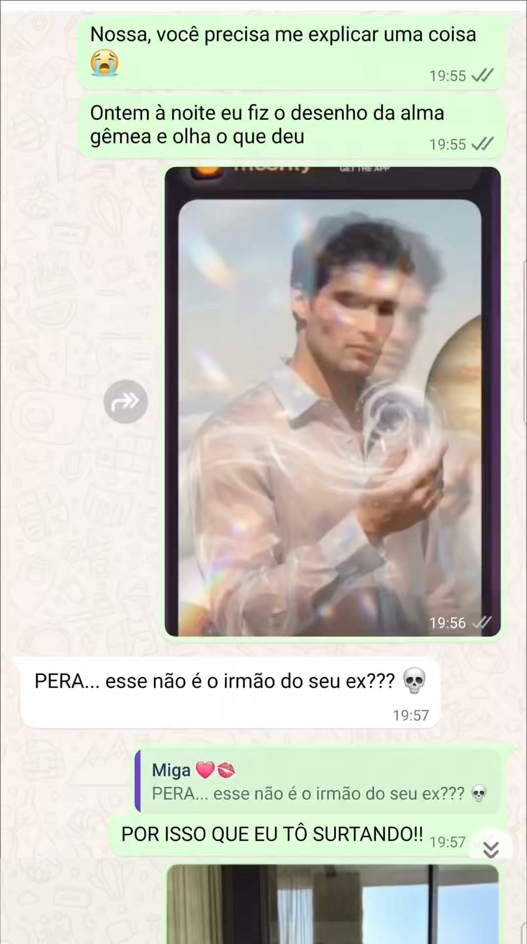 Moonly Facebook ad: Seu futuro marido já está escrito nas estrelas