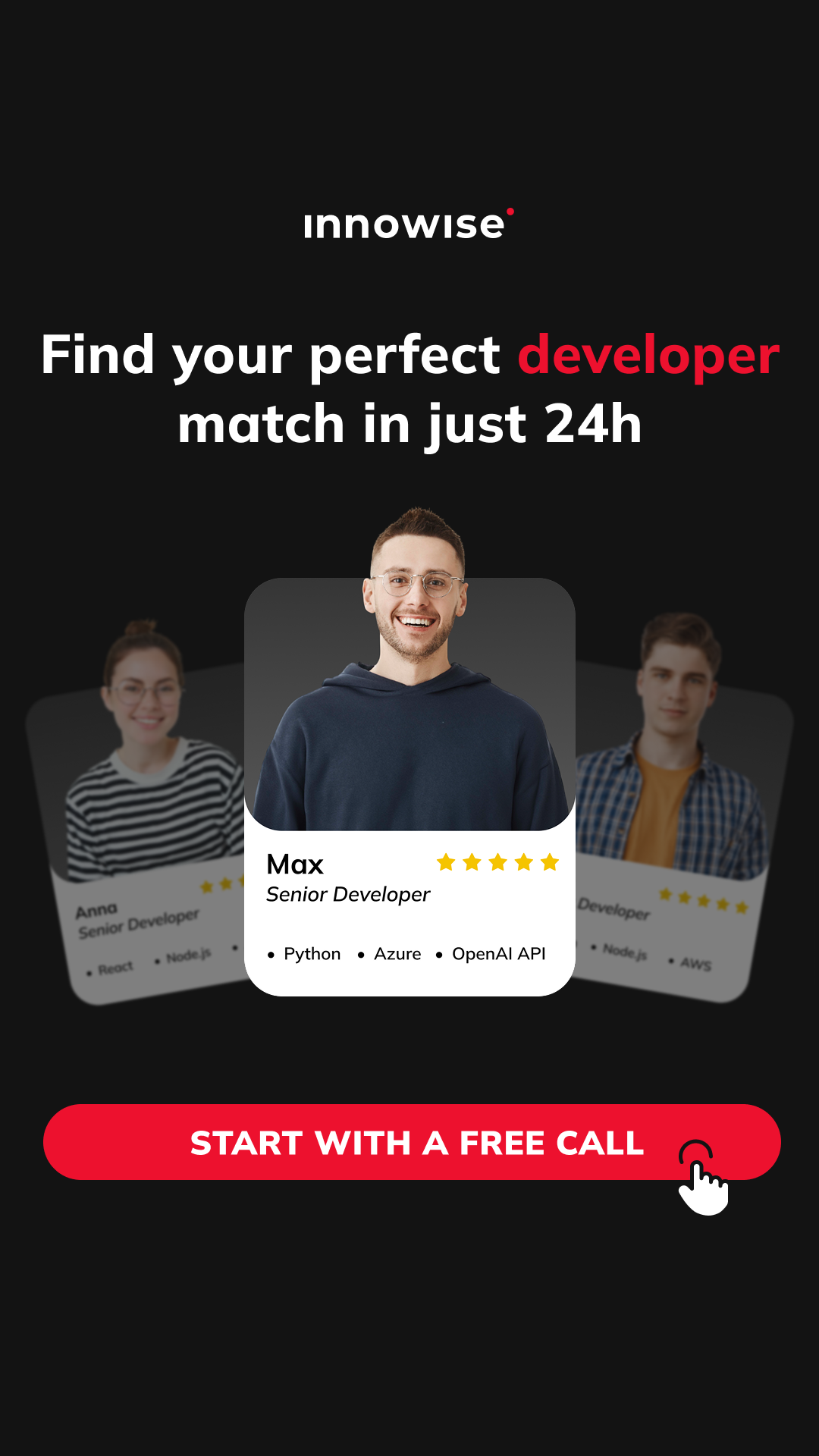 Innowise Group Facebook ad