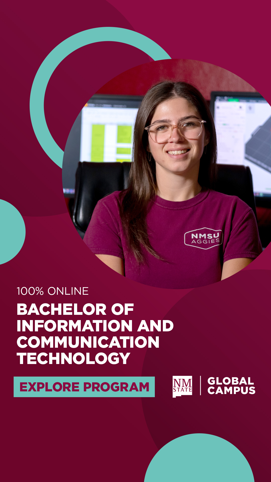 New Mexico State University Global Campus Facebook ad from Jul 14, 2026