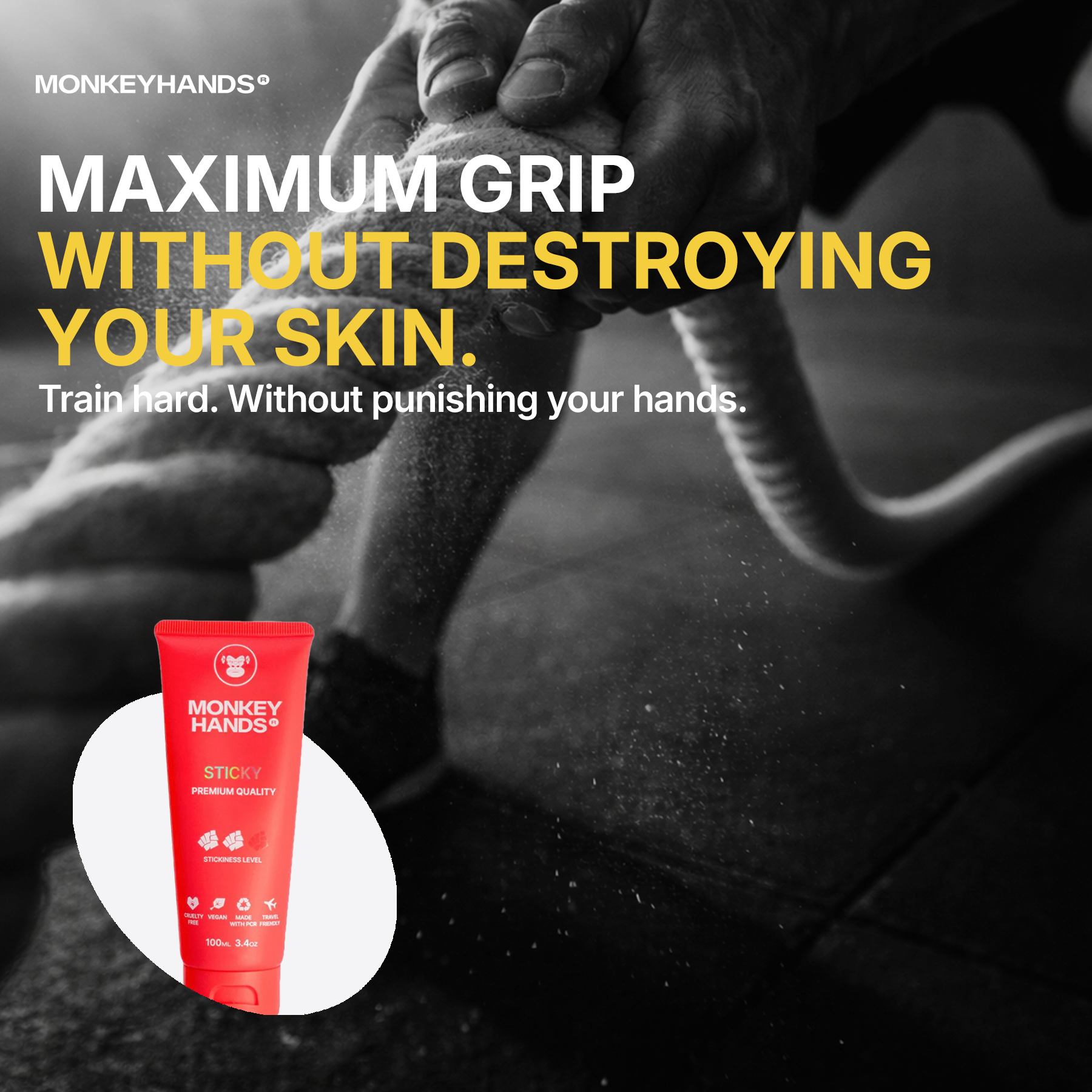 MONKEY HANDS Facebook ad