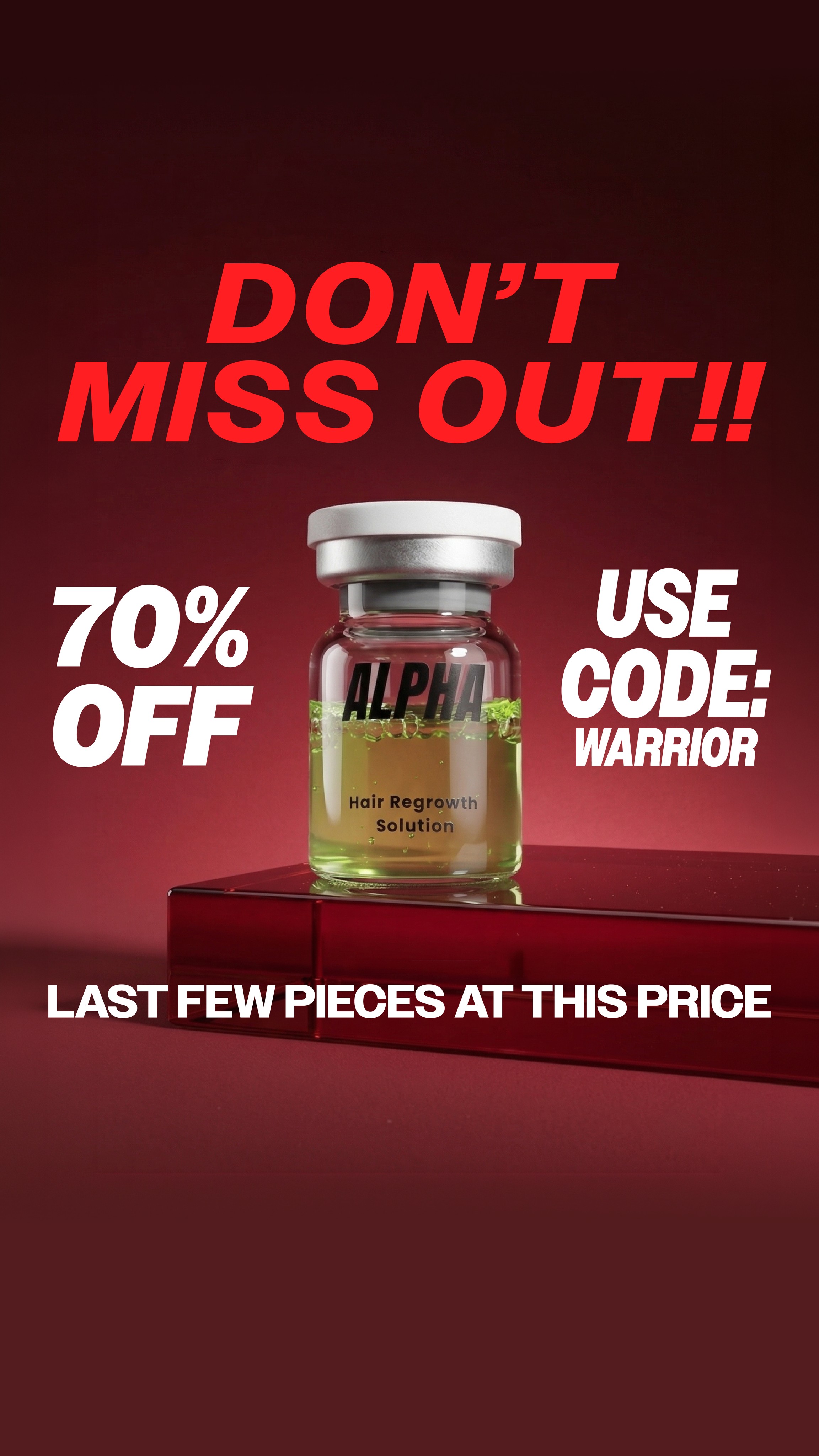 AlphaInfuse Facebook ad
