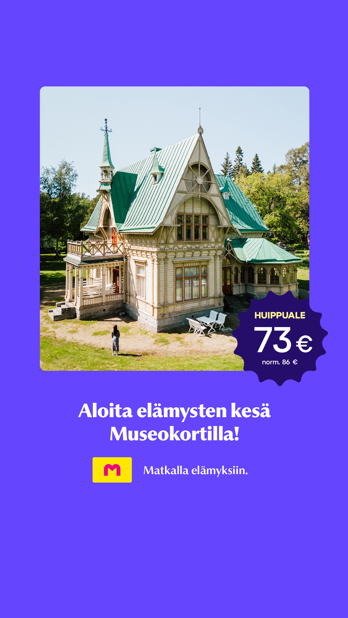 Museokortti Facebook ad from May 31, 2026