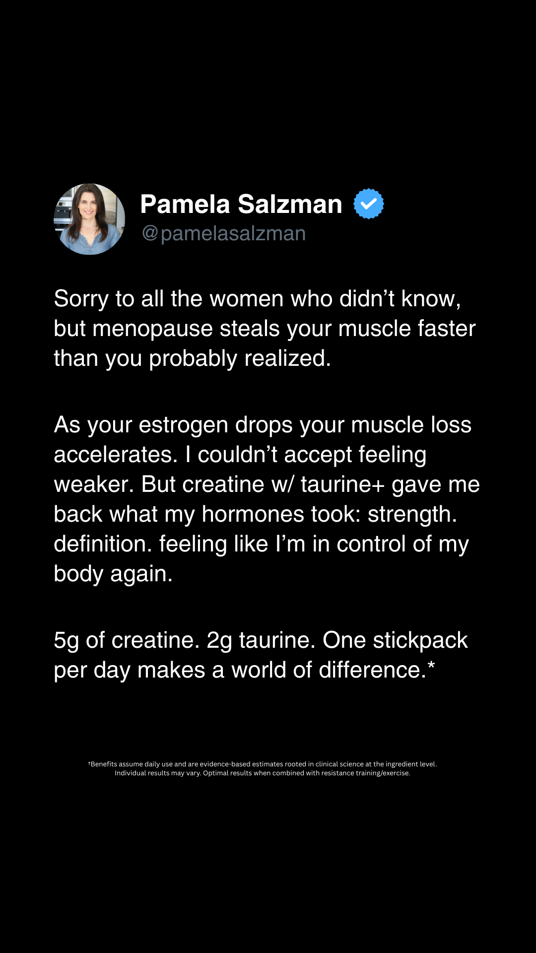 Pamela Salzman Facebook ad