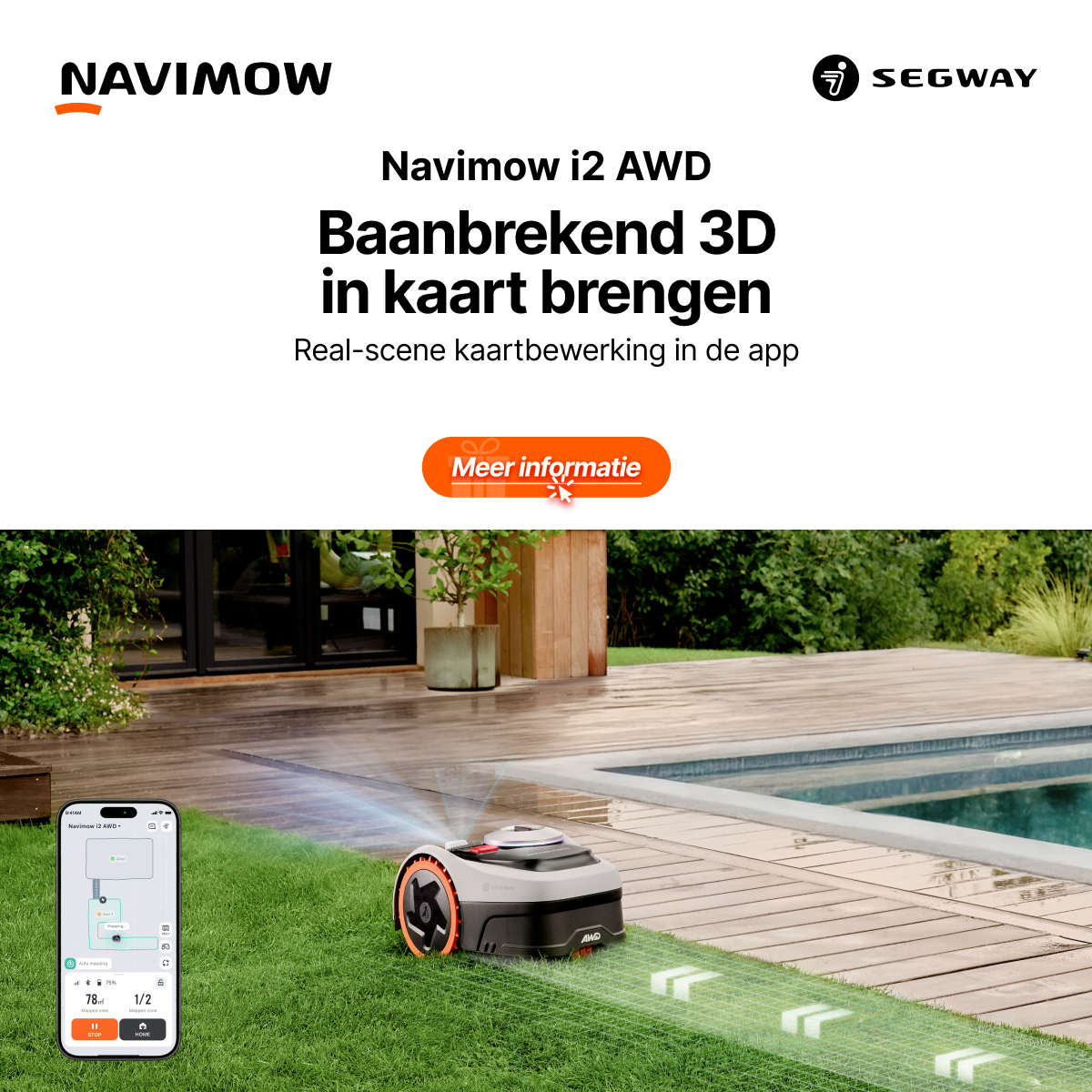 Segway Navimow Facebook ad: Navimow i2 AWD Robotmaaier
