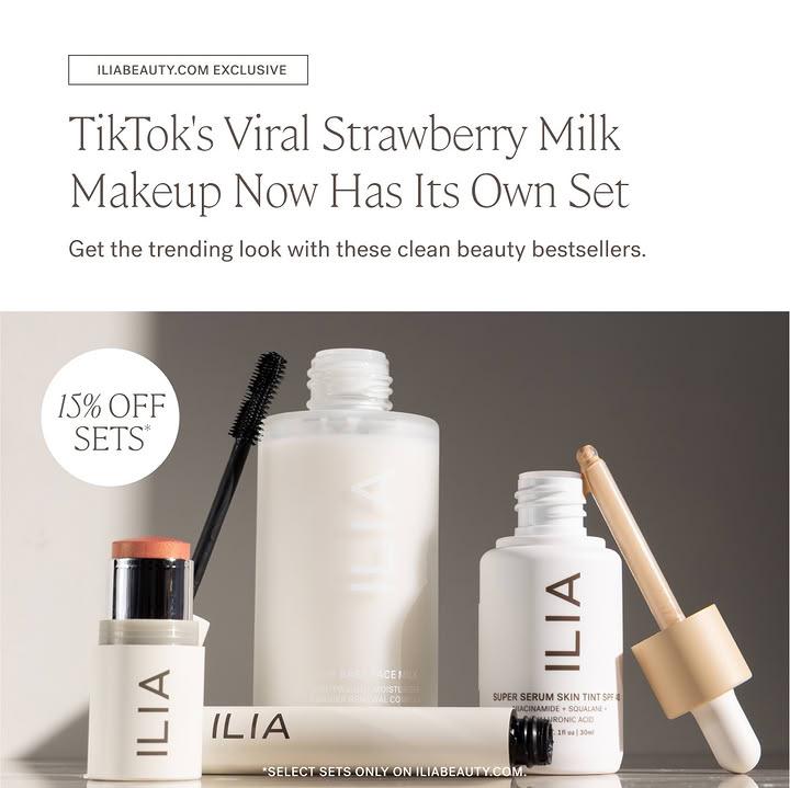 ILIA Beauty Facebook ad