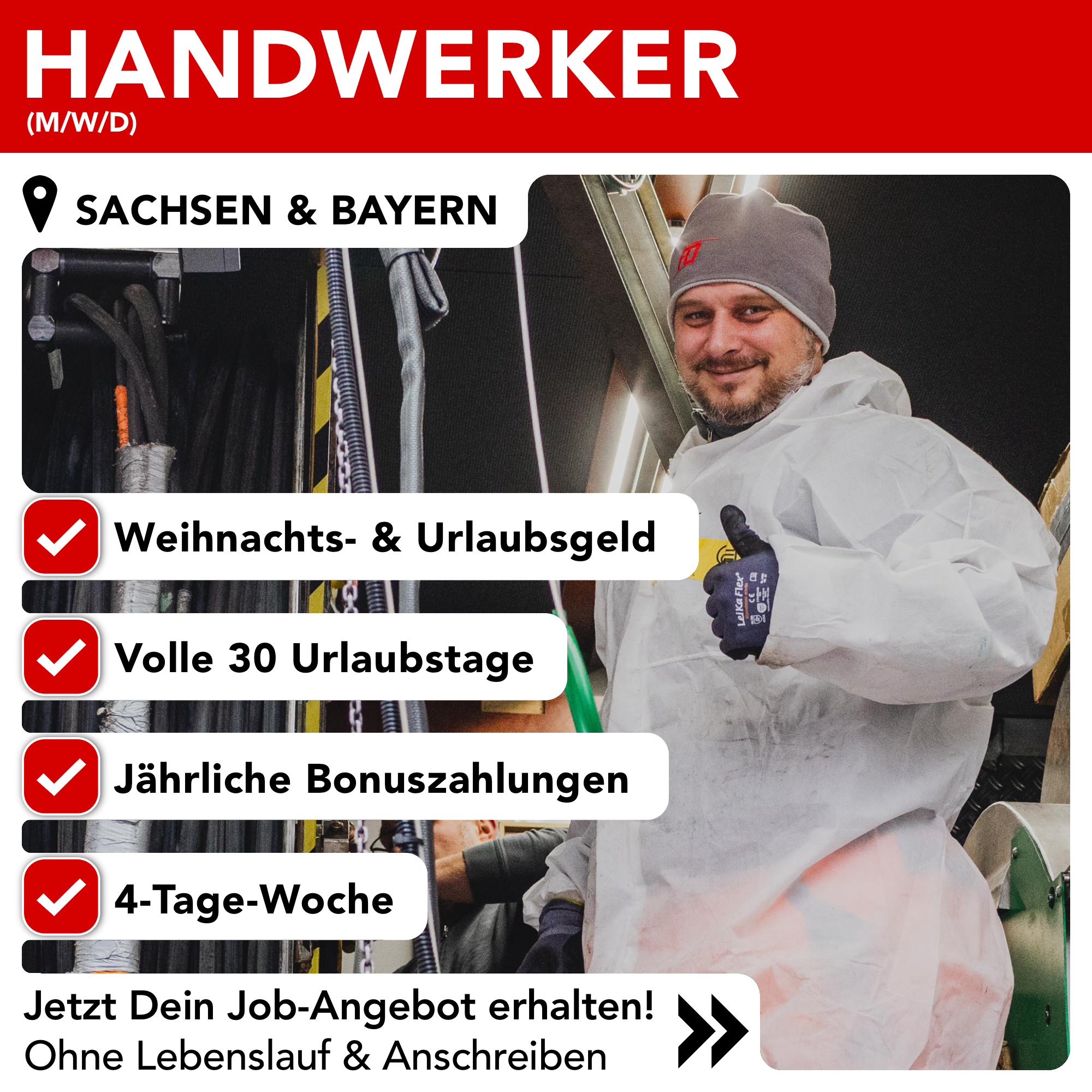 Jobs im Handwerk Facebook ad