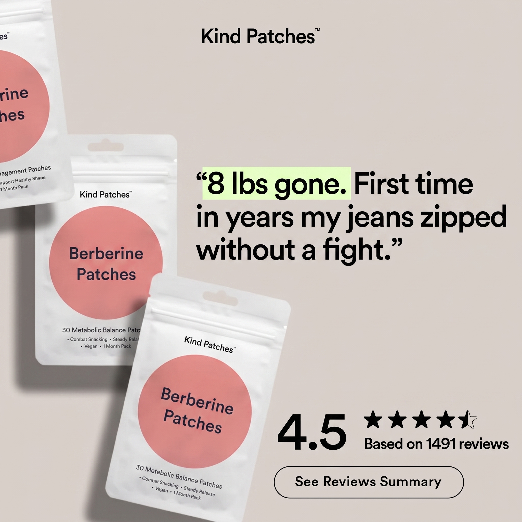 Kind Patches Facebook ad