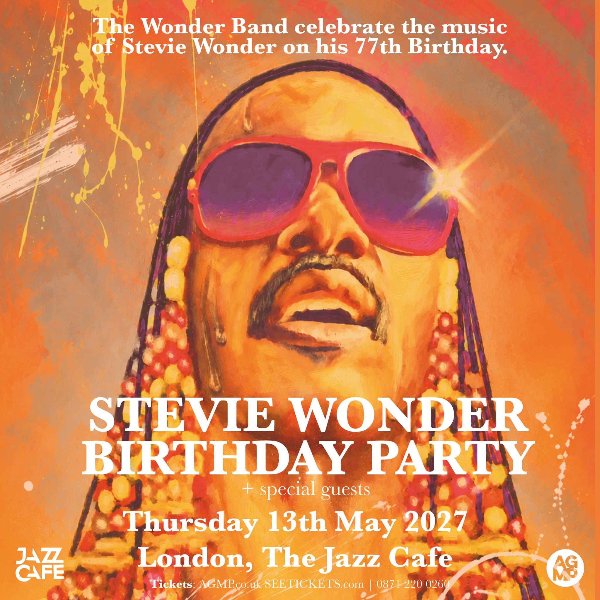 AGMP Concerts Facebook ad: STEVIE WONDER BIRTHDAY PARTY