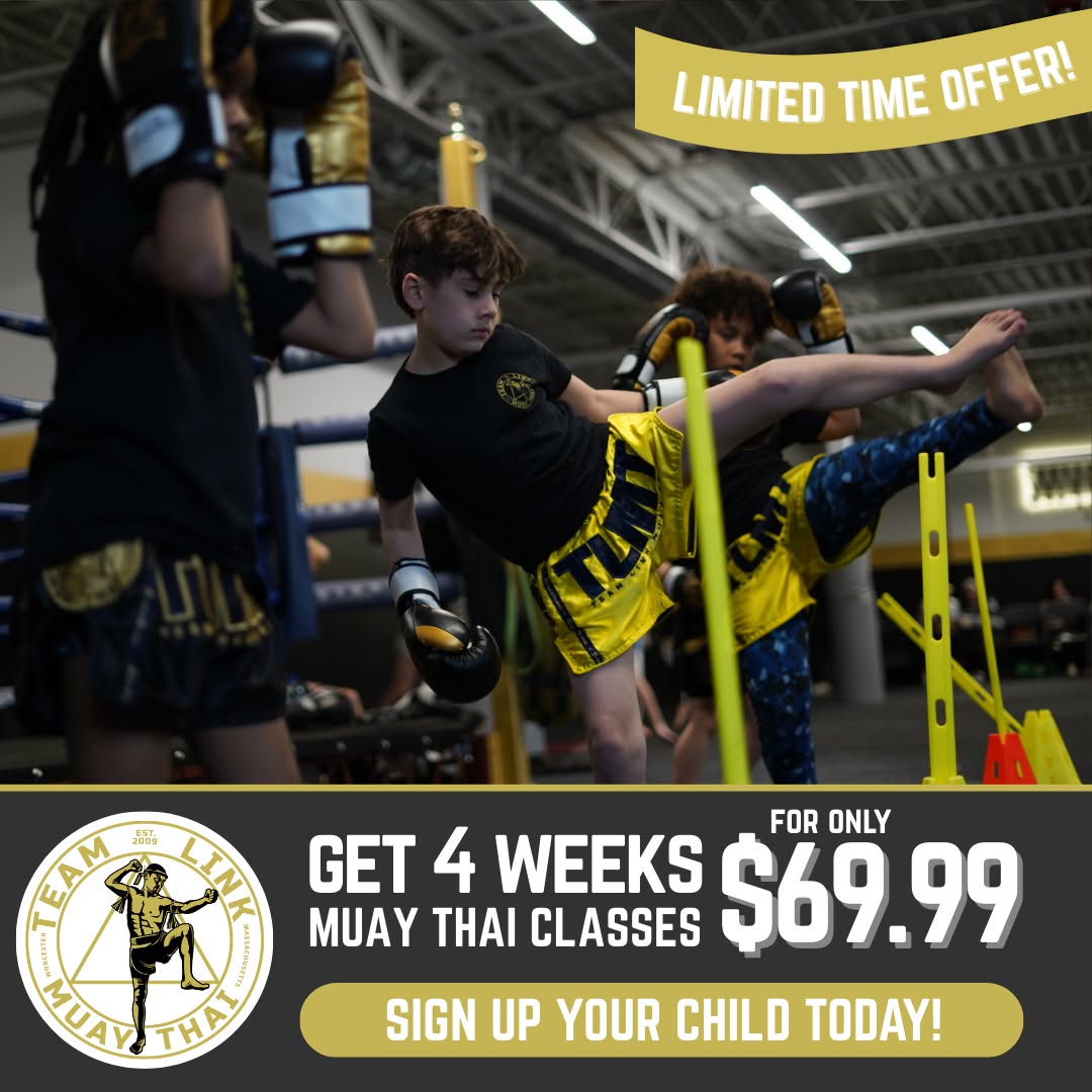 Team Link Muay Thai LLC Facebook ad from Jun 9, 2026