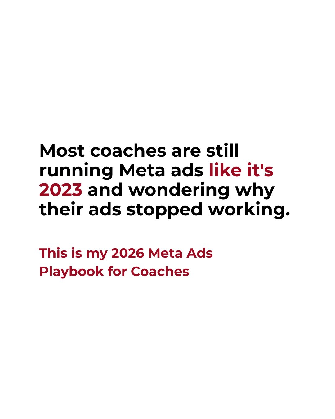 Andrew Leedham Facebook ad