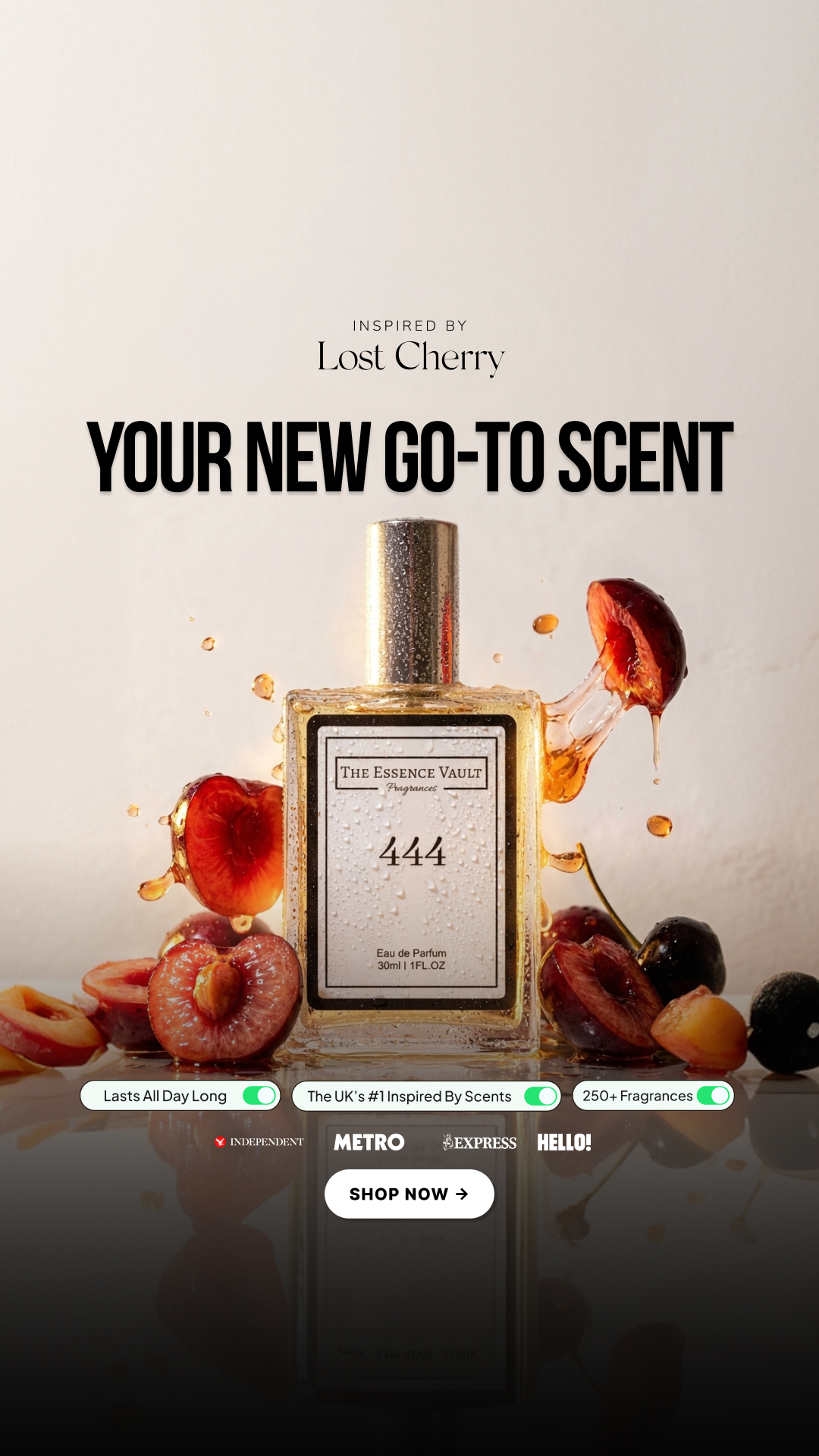 The Essence Vault Facebook ad