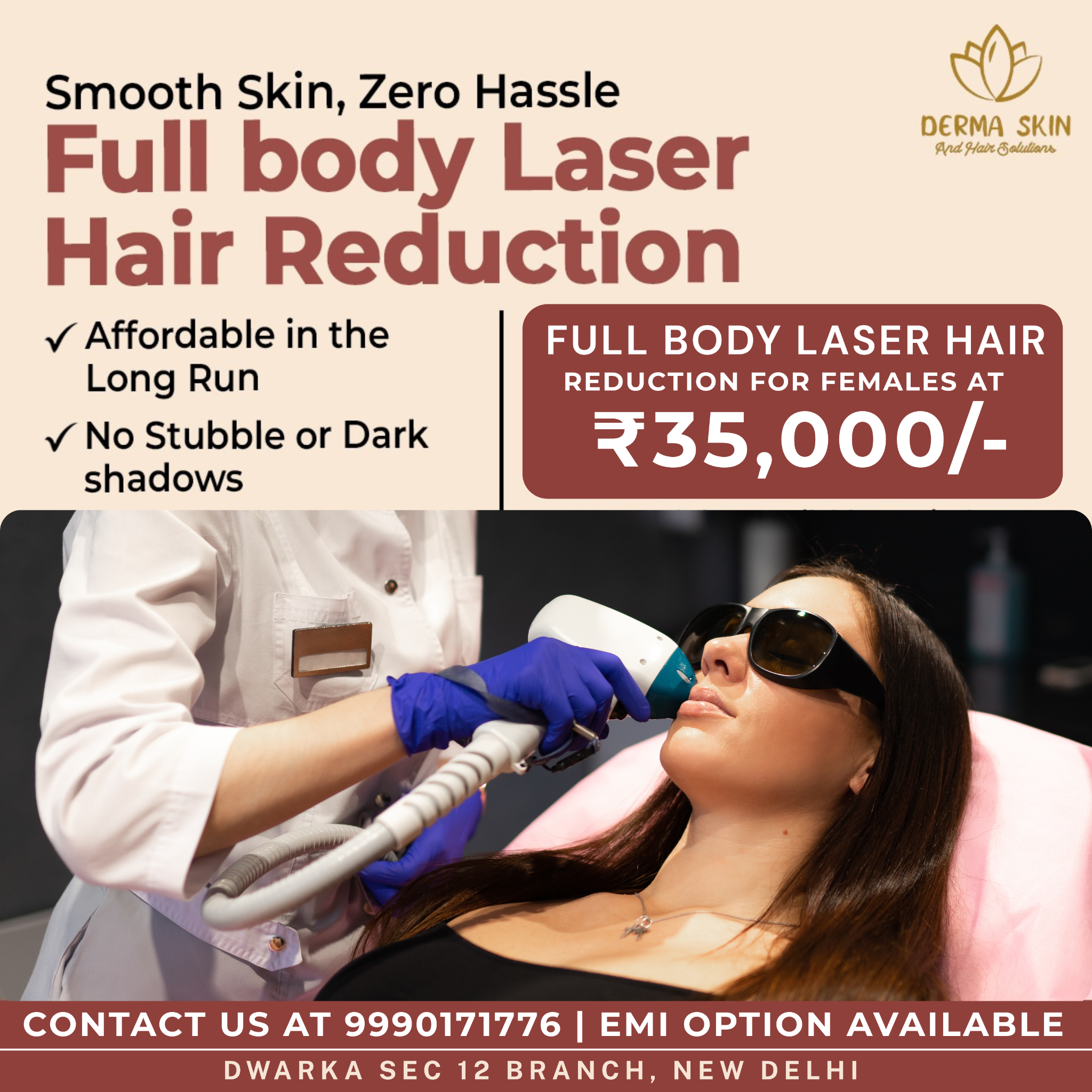 Derma Skin and Hair Solutions  Facebook ad