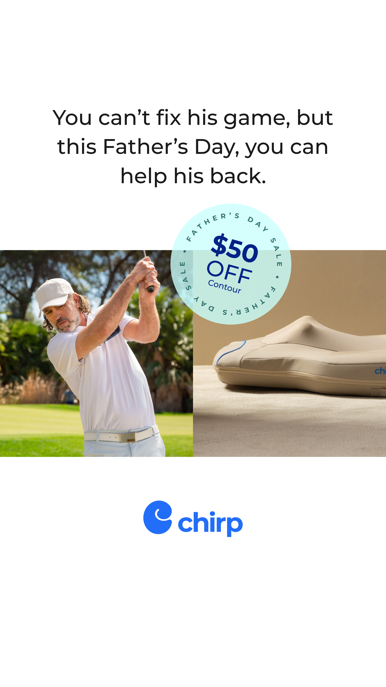 Chirp Facebook ad