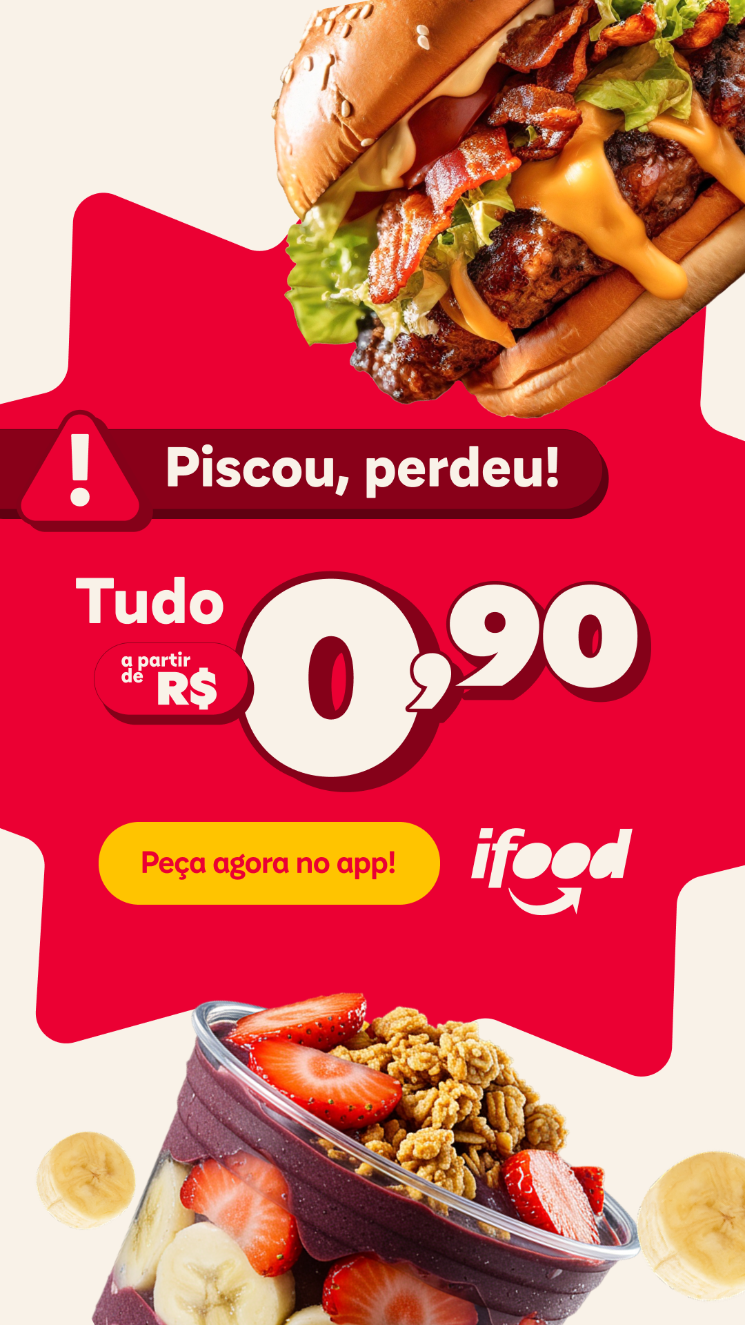 iFood Facebook ad