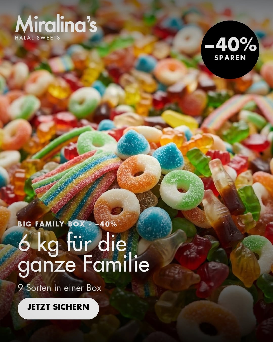 Miralina's Halal Sweets Facebook ad
