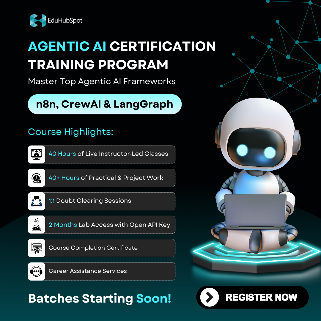 Eduhubspot Facebook ad: Become a Certified Agentic AI Expert & Build Real AI Agents