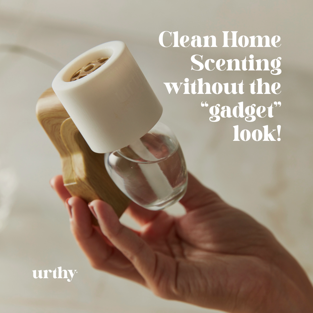 Urthy Facebook ad: Clean Scent. Calm Design.