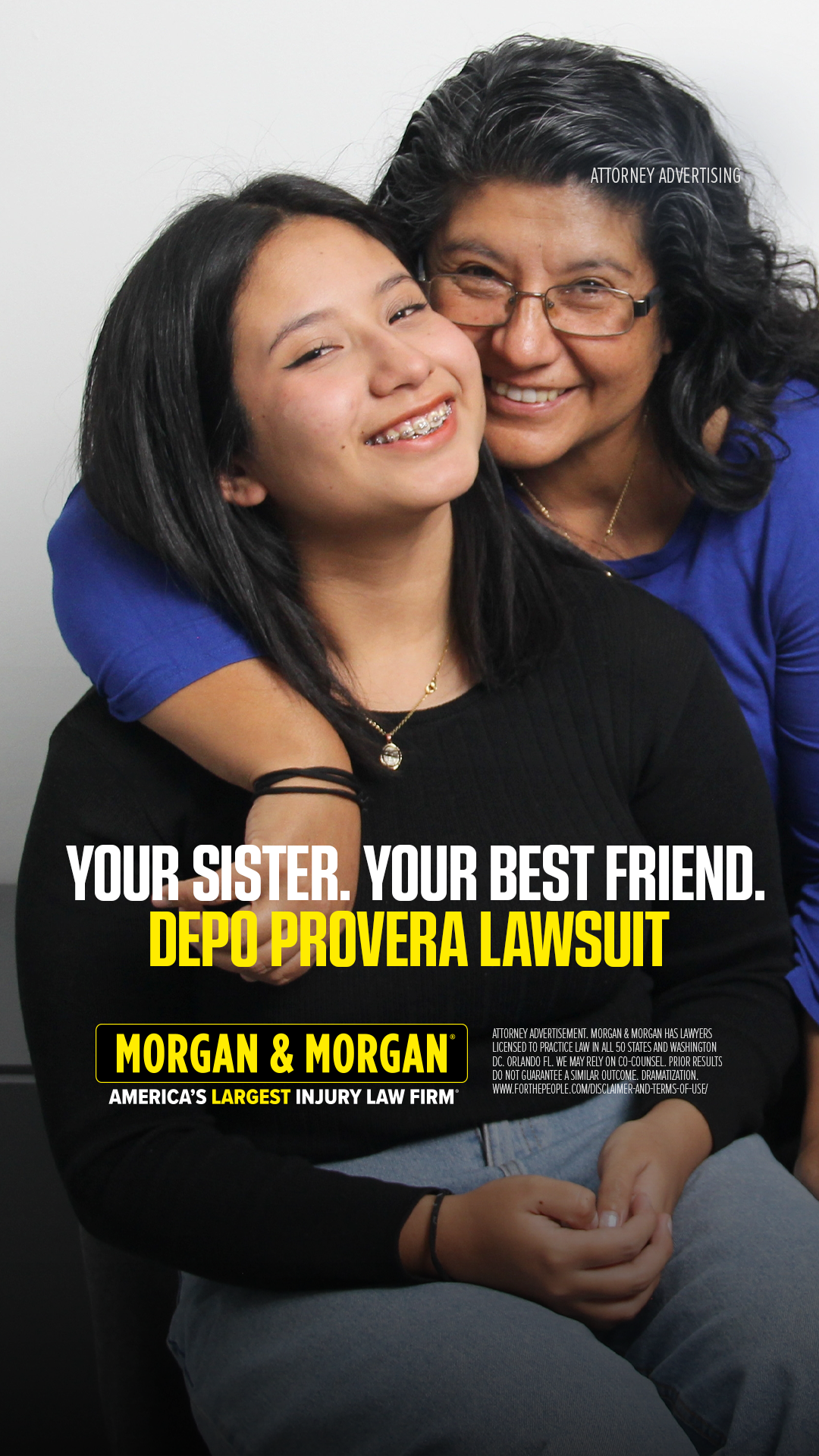 Morgan & Morgan Facebook ad