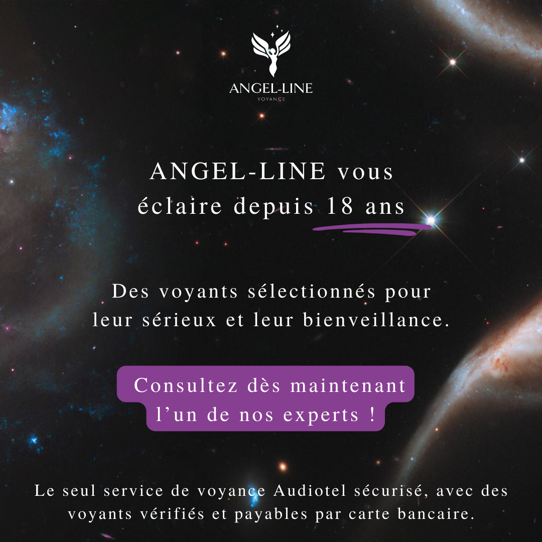 Angel Line Facebook ad: Voyance immédiate 24/7
