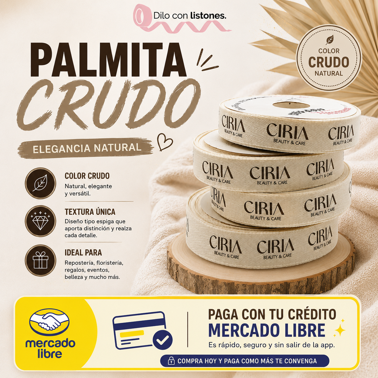 Dilo con listones Facebook ad