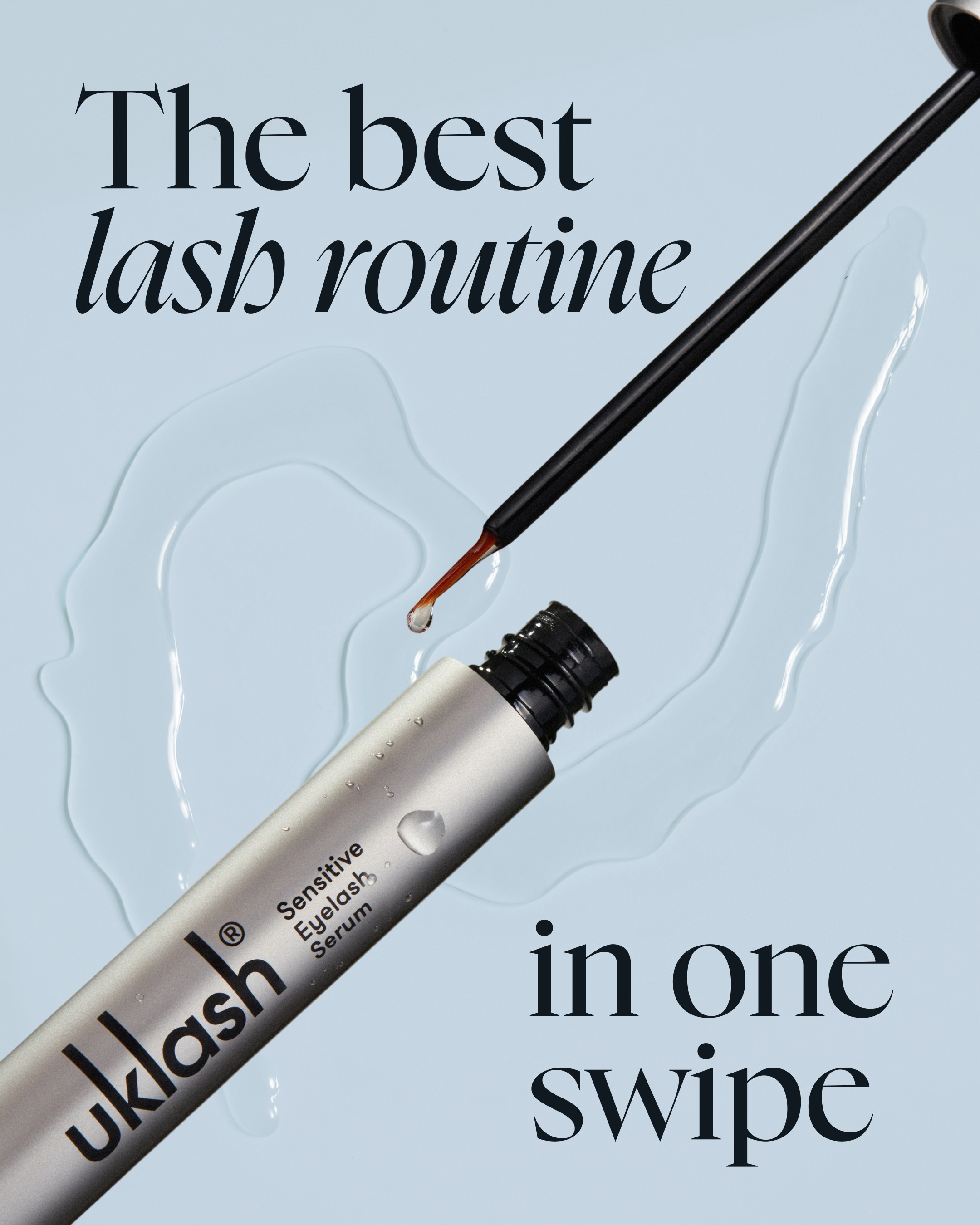 Uklash Facebook ad: Gentle Lash Growth, Real Results